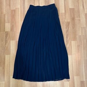 BCBGMaxAzria Deep Blue Maxi Skirt